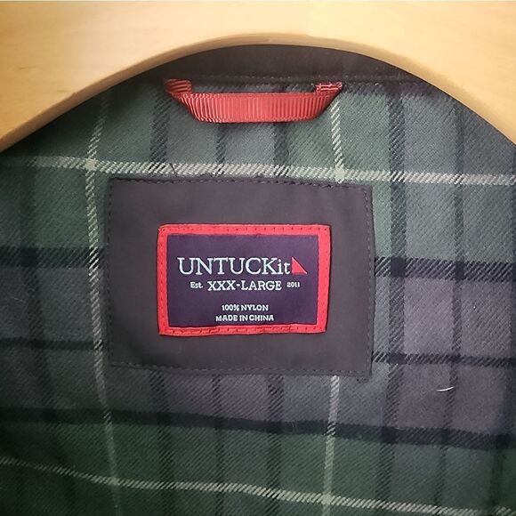 Untuckit Woodcrest XXL quilted Jacket zip up button down side pockets - Picture 6 of 11